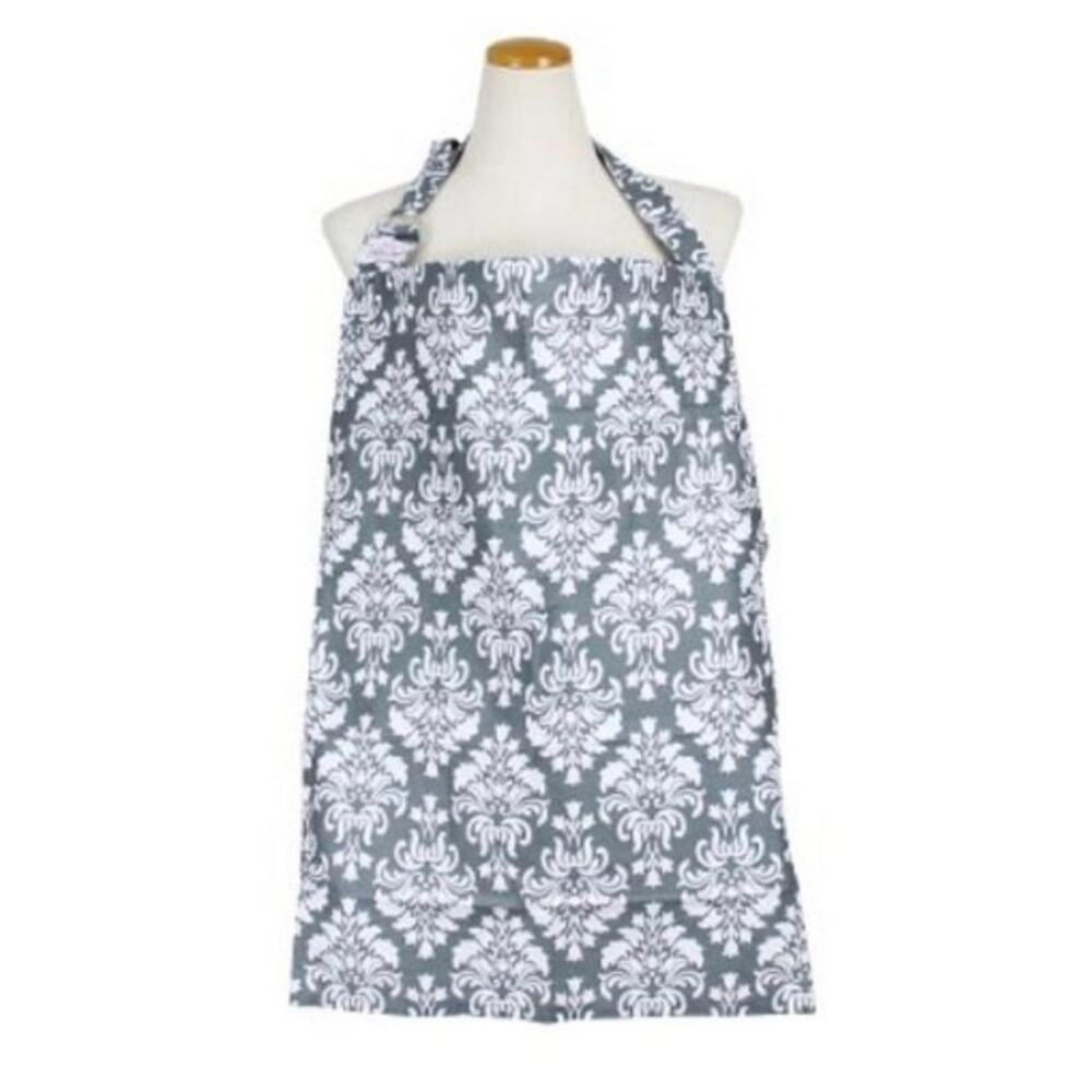 Udder Covers Cotton Nursing Cover Gray White